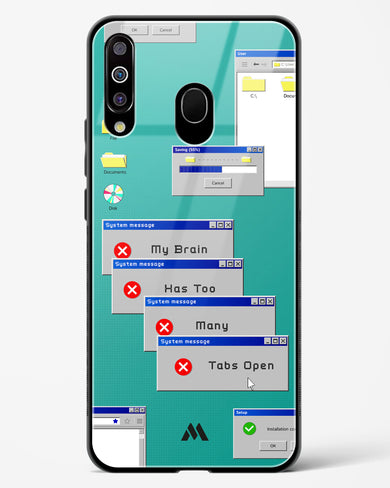 Too Many Open Tabs Glass Case Phone Cover-(Samsung)