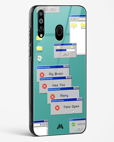 Too Many Open Tabs Glass Case Phone Cover (Samsung)