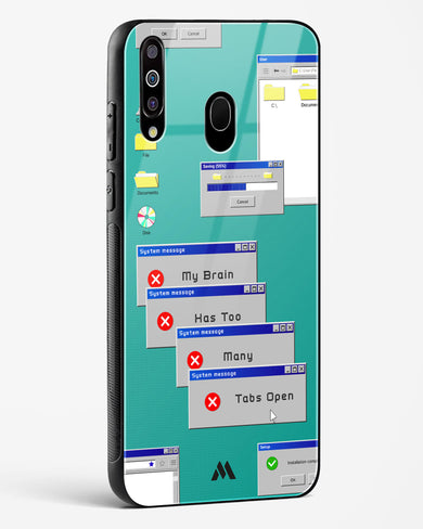 Too Many Open Tabs Glass Case Phone Cover-(Samsung)