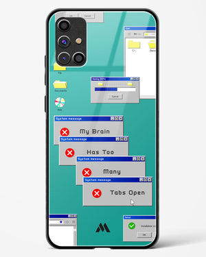 Too Many Open Tabs Glass Case Phone Cover-(Samsung)