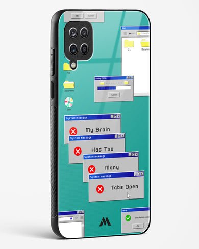 Too Many Open Tabs Glass Case Phone Cover-(Samsung)