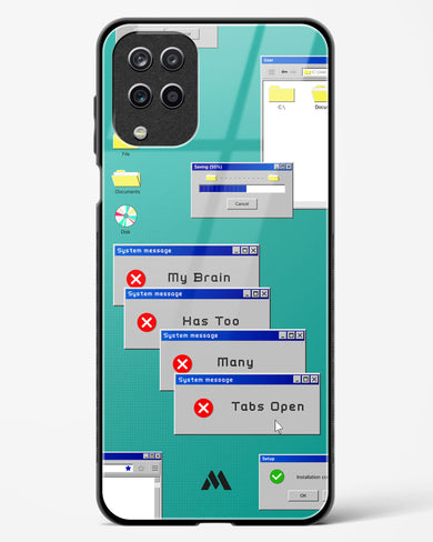 Too Many Open Tabs Glass Case Phone Cover-(Samsung)