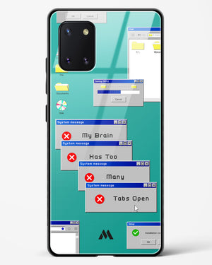 Too Many Open Tabs Glass Case Phone Cover-(Samsung)