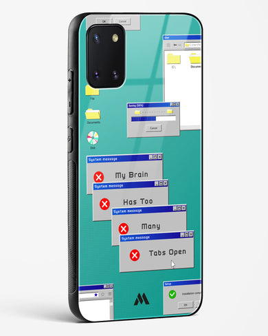 Too Many Open Tabs Glass Case Phone Cover (Samsung)