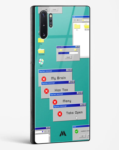 Too Many Open Tabs Glass Case Phone Cover-(Samsung)