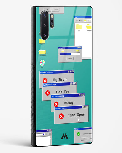 Too Many Open Tabs Glass Case Phone Cover (Samsung)