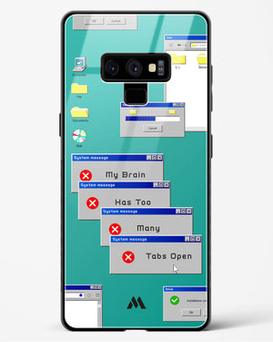 Too Many Open Tabs Glass Case Phone Cover (Samsung)