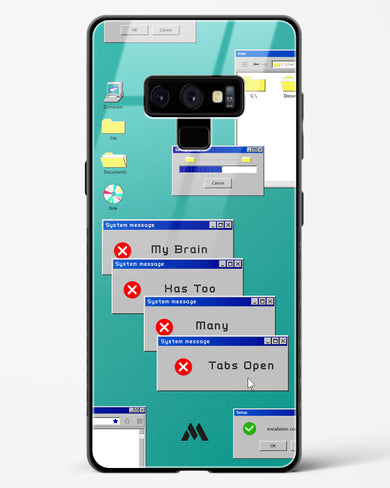 Too Many Open Tabs Glass Case Phone Cover (Samsung)