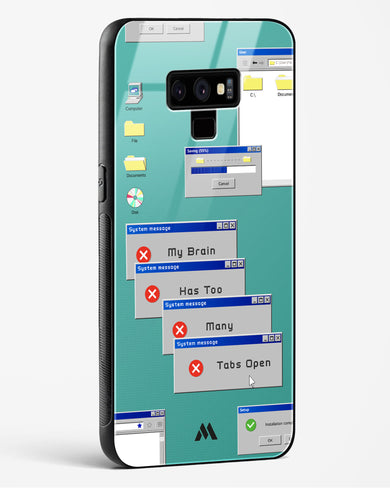 Too Many Open Tabs Glass Case Phone Cover (Samsung)