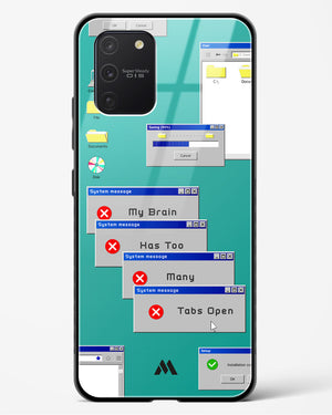 Too Many Open Tabs Glass Case Phone Cover (Samsung)