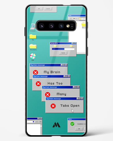 Too Many Open Tabs Glass Case Phone Cover-(Samsung)