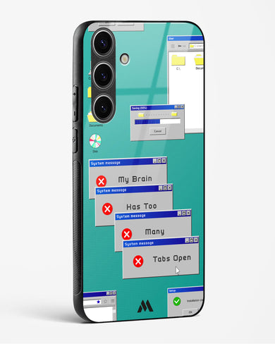 Too Many Open Tabs Glass Case Phone Cover-(Samsung)