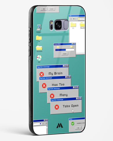 Too Many Open Tabs Glass Case Phone Cover (Samsung)