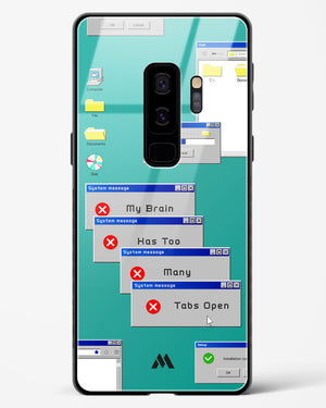 Too Many Open Tabs Glass Case Phone Cover (Samsung)