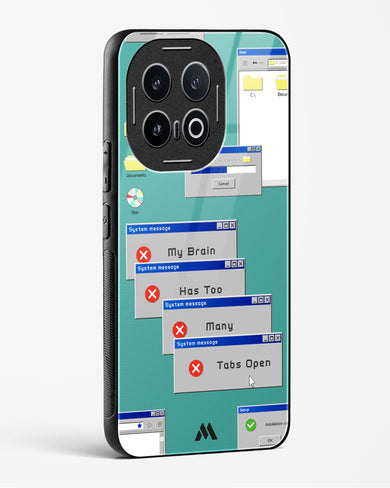 Too Many Open Tabs Glass Case Phone Cover (Vivo)