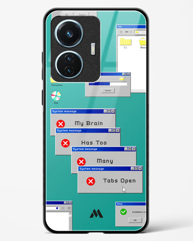 Too Many Open Tabs Glass Case Phone Cover (Vivo)