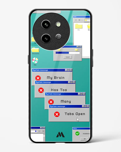 Too Many Open Tabs Glass Case Phone Cover (Vivo)