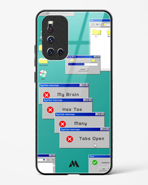 Too Many Open Tabs Glass Case Phone Cover (Vivo)