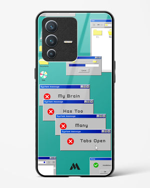 Too Many Open Tabs Glass Case Phone Cover (Vivo)