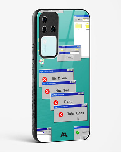 Too Many Open Tabs Glass Case Phone Cover (Vivo)