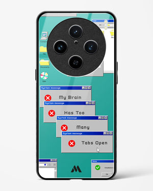 Too Many Open Tabs Glass Case Phone Cover (Vivo)