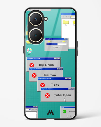 Too Many Open Tabs Glass Case Phone Cover (Vivo)