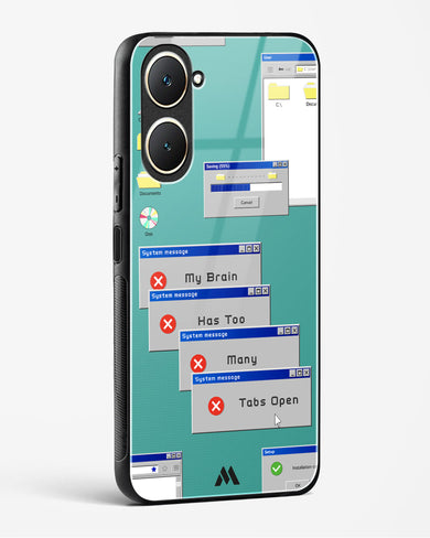 Too Many Open Tabs Glass Case Phone Cover (Vivo)