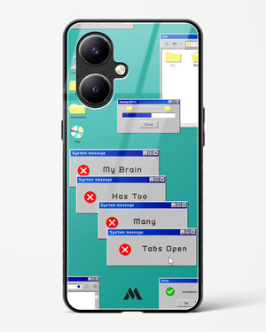Too Many Open Tabs Glass Case Phone Cover (Vivo)