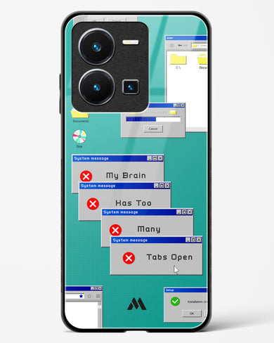 Too Many Open Tabs Glass Case Phone Cover-(Vivo)