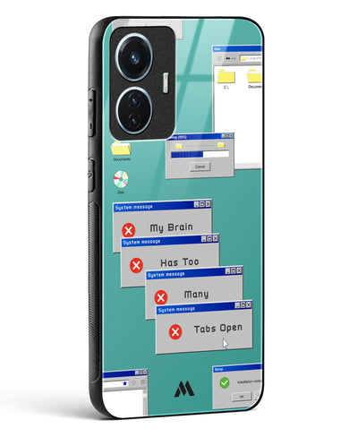 Too Many Open Tabs Glass Case Phone Cover (Vivo)
