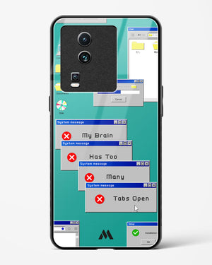 Too Many Open Tabs Glass Case Phone Cover (Vivo)