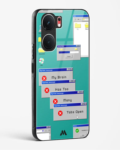 Too Many Open Tabs Glass Case Phone Cover (Vivo)