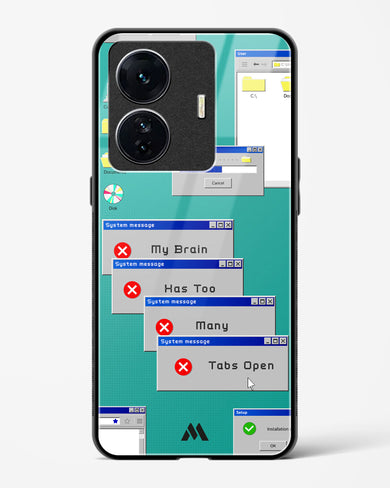 Too Many Open Tabs Glass Case Phone Cover (Vivo)