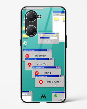 Too Many Open Tabs Glass Case Phone Cover (Vivo)