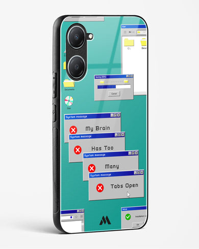 Too Many Open Tabs Glass Case Phone Cover (Vivo)