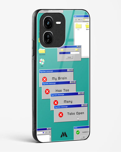 Too Many Open Tabs Glass Case Phone Cover (Vivo)