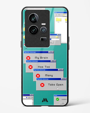 Too Many Open Tabs Glass Case Phone Cover (Vivo)