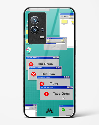 Too Many Open Tabs Glass Case Phone Cover-(Vivo)