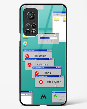 Too Many Open Tabs Glass Case Phone Cover (Xiaomi)