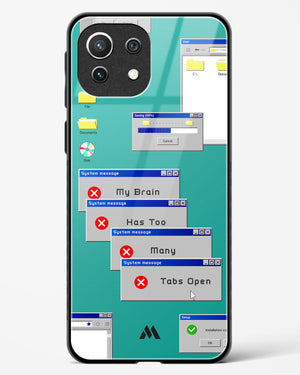 Too Many Open Tabs Glass Case Phone Cover (Xiaomi)