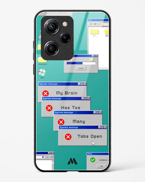 Too Many Open Tabs Glass Case Phone Cover (Xiaomi)