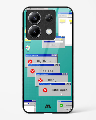 Too Many Open Tabs Glass Case Phone Cover-(Xiaomi)