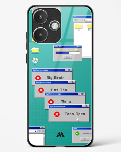 Too Many Open Tabs Glass Case Phone Cover (Xiaomi)