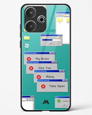 Too Many Open Tabs Glass Case Phone Cover (Xiaomi)