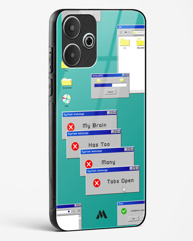 Too Many Open Tabs Glass Case Phone Cover (Xiaomi)
