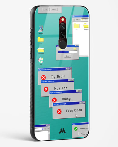 Too Many Open Tabs Glass Case Phone Cover (Xiaomi)