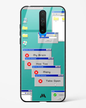 Too Many Open Tabs Glass Case Phone Cover (Xiaomi)