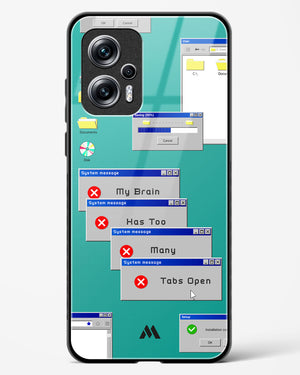 Too Many Open Tabs Glass Case Phone Cover (Xiaomi)