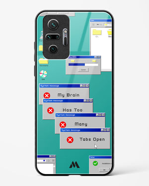 Too Many Open Tabs Glass Case Phone Cover (Xiaomi)