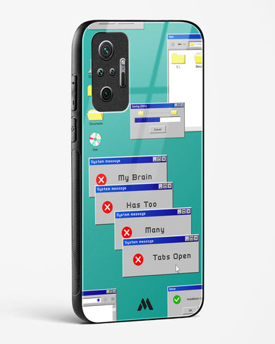 Too Many Open Tabs Glass Case Phone Cover-(Xiaomi)